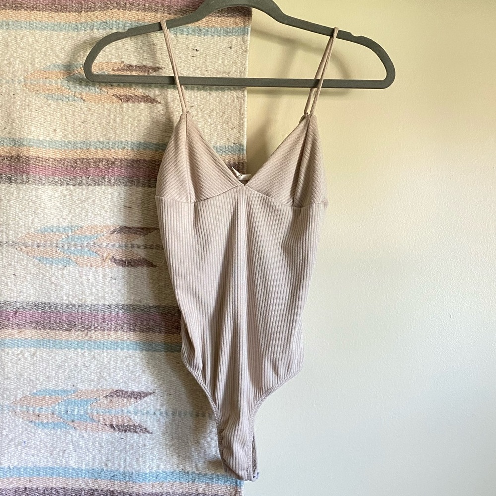 LA Hearts Nude Bodysuit